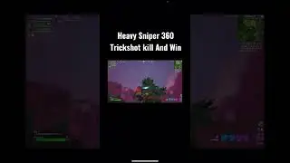 360 Trickshot With Heavy Sniper #trickshots #fortnite