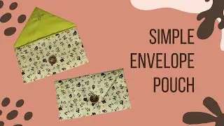 DIY Envelope Wallet SewingTutorial | Tutorial Cara Membuat Dompet Amplop Kain Perca