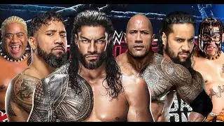 Roman Reigns Vs The Rock Vs Jimmy Uso Vs Jey Uso Vs Rikishi Vs Umaga - Elimination Chamber Match