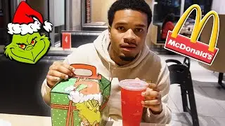 I Tried the McDonald's Grinch Meal...  BIG MISTAKE🎄😳