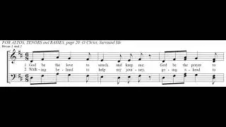 O Christ Surround Me, alto part emphasized