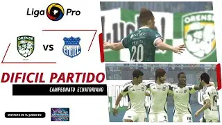 ¡EL INFIERNO DE MACHALA! 🌡️ Orense vs Emelec | ponen a prueba al Eléctrico | 🎮 Gameplay  PES 2017