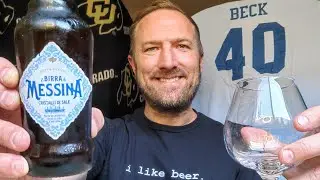 Sicilian Family Beer Review 🇮🇹 Birra Messina Cristalli di Sale - Pure Malt Unfiltered Sea Salt Lager