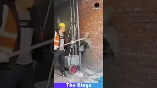 ONE Machine, ONE Move! 😲 Wall Plastering Happens in SECONDS! This is Next-Level Work!