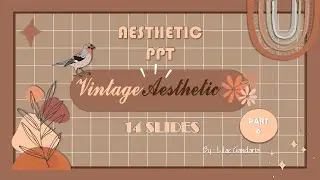 Aesthetic PPT Tema VINTAGE #6 - Tutorial #pptaesthetic #vintage #freeppttemplate #vintageppt