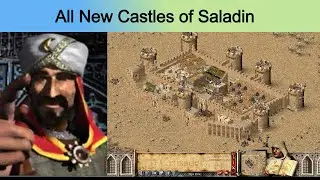 The All new Castles of Saladin | AI Castles | Stronghold Crusader | UCP mode designed Castles