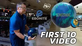Ebonite Emerge Hybrid | First 10 w/ Dave Wodka