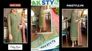 Fancy Formal Dress Online Shopping in Pakistan | Latest Chiffon Party Wear for Women | PakStyle.pk