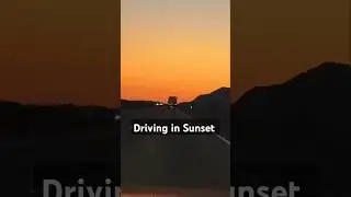 Ford Mustang Driving in Sonoran Desert Arizona feels like there is nuclear explosion, highway view