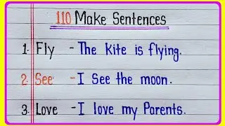 Make Sentences in english from 110 words || How to Make Sentences || Make Sentences 
