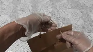 Como colocar a alça de barbante na sacola kraft Super Dica