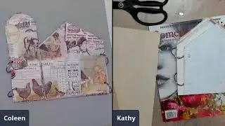 Mixed Media/Collage  Chipboard Barn Silo/House art Book Part 1