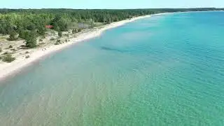 Drone Tour: Beaver Island, Sand Bay
