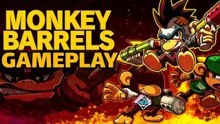 Gameplay MONKEY BARRELS Nintendo Switch - Primeros 20 minutos por Midzuiro Moon en espa&ntilde;ol