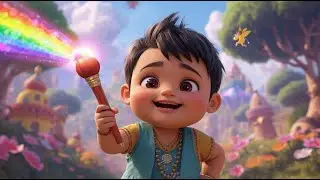 गोलू का जादुई ब्रश ✨| Achhe Kaam Ka Jaadu | Kids Story || Magic Brush Ki Kahani | Golu Cartoon