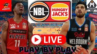 Perth Wildcats vs Melbourne United l NBL Australian Basketball l Live Play By Play