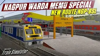 61110 NAGPUR - WARDHA MEMU TRAIN JOURNEY | MICROSOFT TRAIN SIMULATOR 🚆