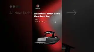 Voltaic Electric Water-Sports Boat #voltaic #eboat #electricboat #coolgadgets #gadgets #accessories