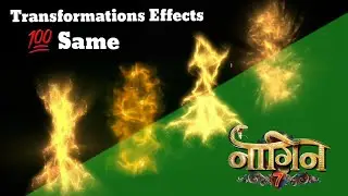 Naagin 7 Transformations Green & Black Screen ZQs Edits
