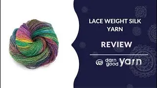 Darn Good Yarn Product Close Up: Lace Weight Silk Yarn