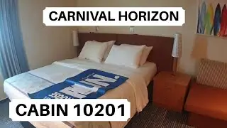 Carnival Horizon Cabin 10201 Category 4J - Interior Stateroom with Picture Window