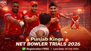 IPL net bowler Trials 2026 || Registration free hai || Punjab king net bowler Trials 2026 || 🏏&hearts;️