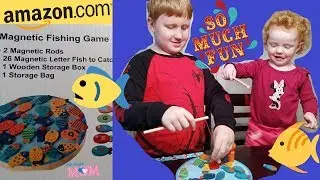 Fishing Game Toy Review: TEPSMIGO Magnetic Alphabet Wooden Educational Game for Toddlers