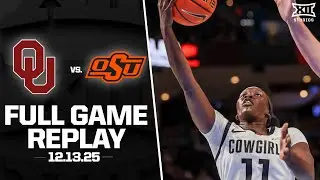 Oklahoma vs. Oklahoma State Full Game Replay (12.13.25) | 2025-26 Big 12 Women's Basketball