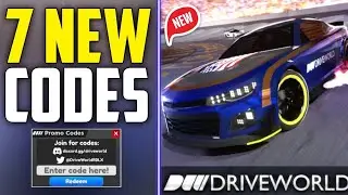 NEW *ALL* WORKING CODES DRIVE WORLD ROBLOX CODES 2024 - DRIVE WORLD CODES 2024