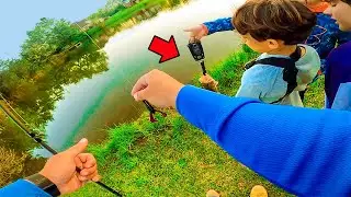 Bass Fishing a LOADED Neighborhood Pond! (Spring Bass Fishing)