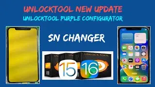 Change iphone serial number with unlocktool #iphonebypass #purplemode