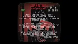 Anti Piracy Screen VHS (REAL) #antipiracyscreens #vhsvideo #horror
