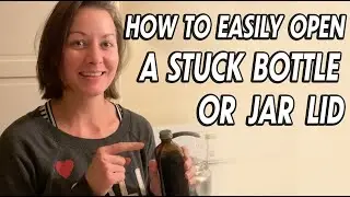 How to Easily Open a Stuck Bottle or Jar Lid: Zero Waste Hack #1