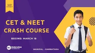 Crash Course CET & NEET 2026