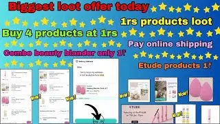 1₹ Branded Products Loot😍 Etude Maskara only 1₹🥳 Limited time offer #offerswithshivu #free #viral 
