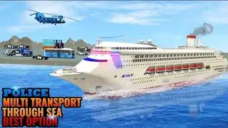 US Police Cruise Ship Driving Simulator For Children PlayGame