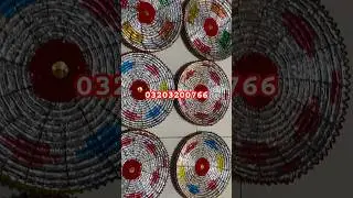 Hand made plates traditional work of Sindh