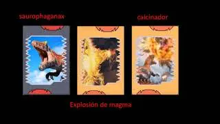 Dino rey - dinosaurios con sus cartas de ataques originales