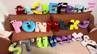A-Z! Packing Alphabet Lore Plushies All Letters Order - Alphabet Lore Plushies Collection