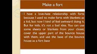 3 FUN GAMES TO PLAY IN BOUNCE HOUSE