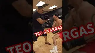 Teofimo Training With Fernando Vargas