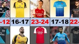 ARSENAL JERSEY1993-2023 | ARSENAL FOOTBALL KITS IN HISTORY