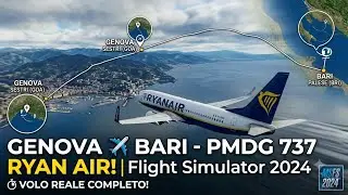 LIMJ Sestri to LIBD Palese Pmdg 737-800