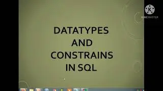 What Is Constrains In Oracle SQL With Example |what is datatypes in Oracle SQL With Example SQL #SQL