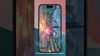 iOS 18 Feature: Personalized Spatial Audio for Games | Immersive Gaming Experience #iOS18 #ytshorts
