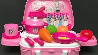 Disney Minnie Mouse Mini Kitchen Set Satisfying with Unboxing Compilation Toys ASMR #884