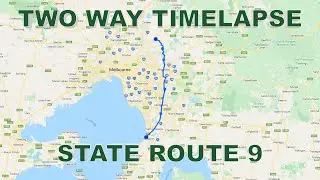 TWO WAY TIMELAPSE | State Route 9 | State Routes Melbourne (Time Lapse Driving 4K)
