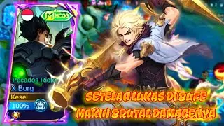 LUKAS DI BUFF MAKIN GAK NGOTAK DAMAGENYA‼️ BEST BUILD XBORG 2026