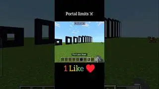 How many portals are survived?#minecraft #herobrine #bones #shorts