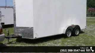 NEW!! 7x16 Motorcycle Hauler w/RV Side Door,Ramp GREAT T...